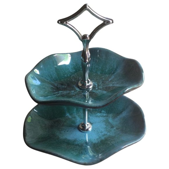 Two Tier Hors D’oeuvres Tray - Picture 1 of 1